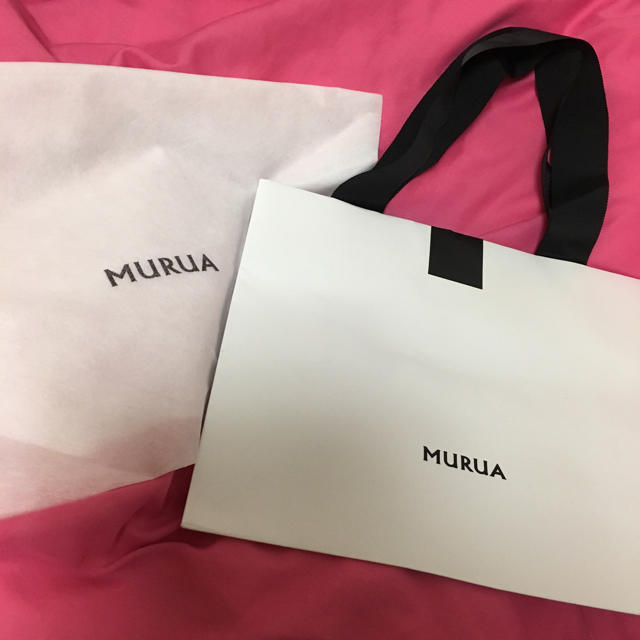 MURUA(ムルーア)のMURUAショップ袋♡ムルーアショッパーお買い物袋ショップカバン レディースのバッグ(ショップ袋)の商品写真