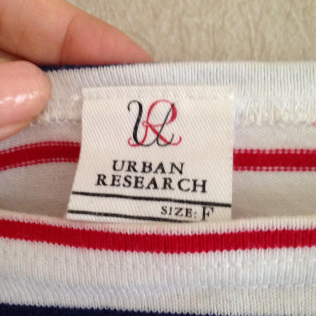 URBAN RESEARCH(アーバンリサーチ)のURBANRESEARCH♡ボートネック レディースのトップス(カットソー(半袖/袖なし))の商品写真