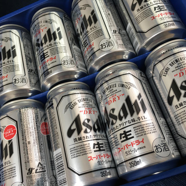 アサヒ(アサヒ)のアサヒビール 350ml 食品/飲料/酒の酒(ビール)の商品写真