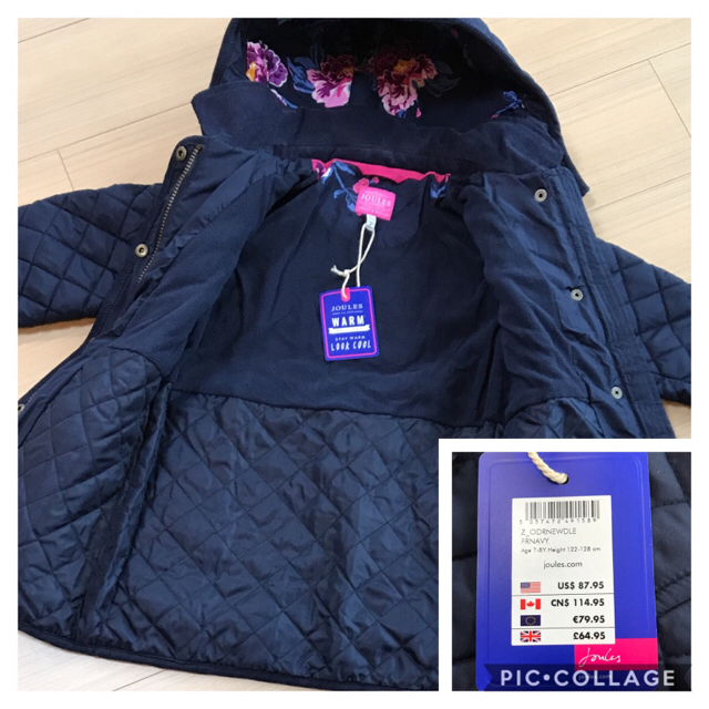 【激安】 joules キルティングジャケット コート