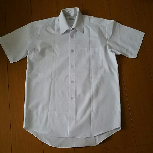 160cm 男子 小学校 中学校 高校 制服 カッター 半袖 半袖シャツ  メンズのトップス(シャツ)の商品写真