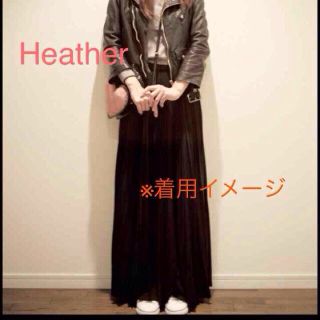 ヘザー(heather)のヘザー シフォンロングスカート 値下げ可(ロングスカート)