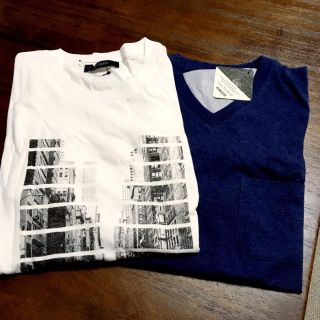 ナノユニバース(nano・universe)の【新品】ナノユニバース ♡ロンT♡2着セット(Tシャツ/カットソー(七分/長袖))