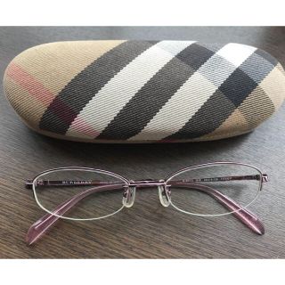 バーバリー(BURBERRY)の【度入り】バーバリー  メガネ （ケースあり）(サングラス/メガネ)