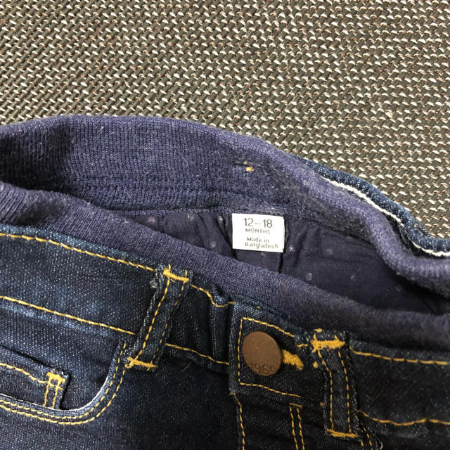 babyGAP(ベビーギャップ)のbabyGAP パンツ付きデニムスカート キッズ/ベビー/マタニティのベビー服(~85cm)(スカート)の商品写真