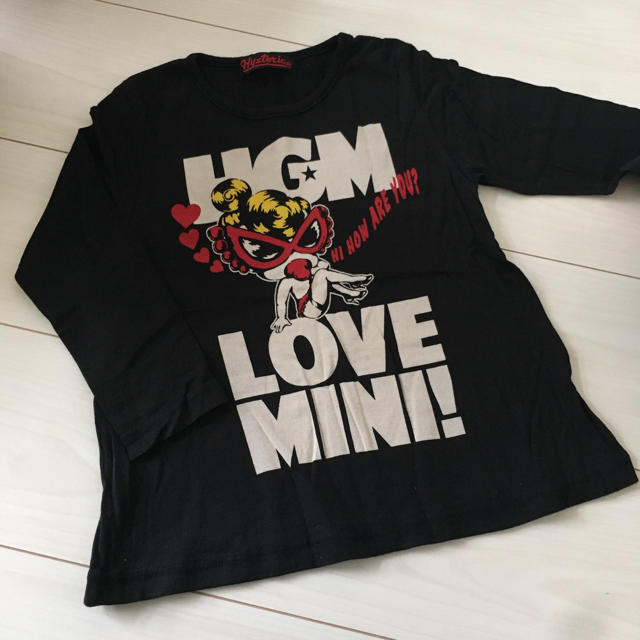 HYSTERIC MINI(ヒステリックミニ)のセクシーミニちゃん Ａライン ロンＴ キッズ/ベビー/マタニティのキッズ服女の子用(90cm~)(Tシャツ/カットソー)の商品写真