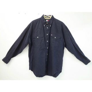 トミーヒルフィガー(TOMMY HILFIGER)のVintage 90s TOMMY HILFIGER オックスフォードシャツ L(シャツ)