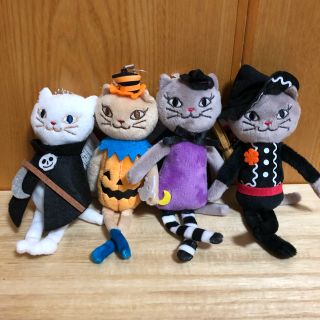 カルディ(KALDI)のお値下げ！完売品！KALDI ハロウィン2018 くたくたネコちゃん(ぬいぐるみ)