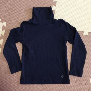 プチバトー(PETIT BATEAU)の専用プチバトー 裏起毛タートルネック 長袖 Ｔシャツ 5ans 110cm(Tシャツ/カットソー)