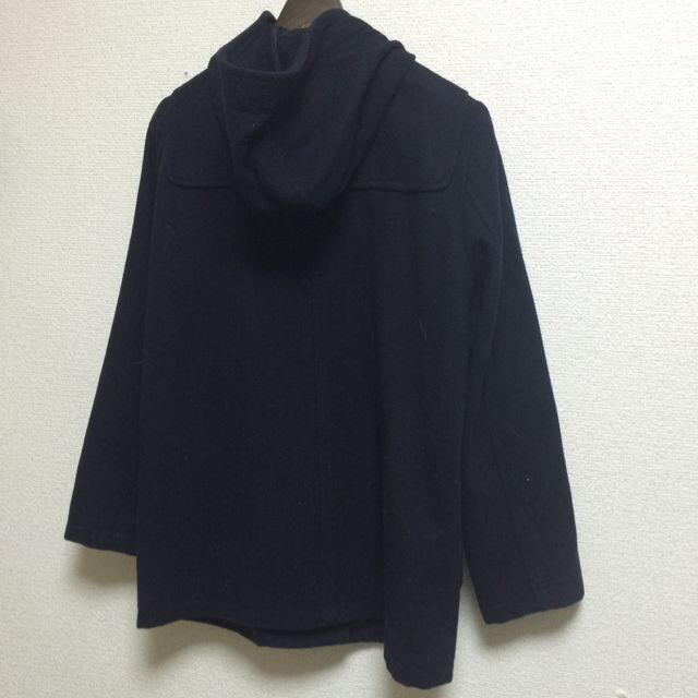 MUJI (無印良品)(ムジルシリョウヒン)の無印良品 紺色 ダッフルコート レディースのジャケット/アウター(ダッフルコート)の商品写真