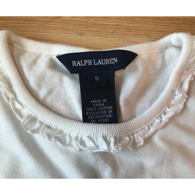 POLO RALPH LAUREN(ポロラルフローレン)のラルフローレン ロンT（キッズ） キッズ/ベビー/マタニティのキッズ服女の子用(90cm~)(Tシャツ/カットソー)の商品写真