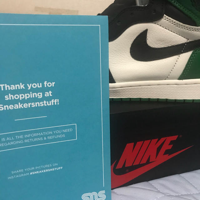 NIKE(ナイキ)のNIKE AIR JORDAN1 PINE GREEN 27.5cm メンズの靴/シューズ(スニーカー)の商品写真