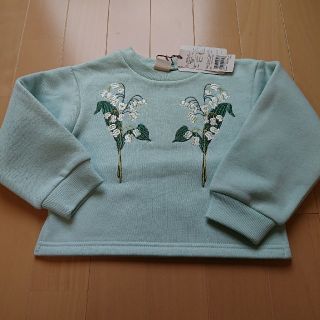 プティマイン(petit main)のLEE様専用☆新品☆petit main スズラン柄トレーナー100(Tシャツ/カットソー)