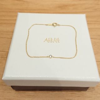 アーカー(AHKAH)のaroma様専用 ☆AHKAH ブリリアンブレスレット☆K18 一粒ダイヤ(ブレスレット/バングル)