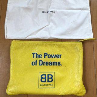 バレンシアガ(Balenciaga)の値下げ不可‼️BALENCIAGA クラッチバッグ イエロー(セカンドバッグ/クラッチバッグ)