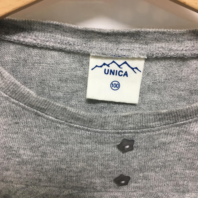 UNICA(ユニカ)のユニカ フリルカットソー 100㎝ キッズ/ベビー/マタニティのキッズ服女の子用(90cm~)(Tシャツ/カットソー)の商品写真