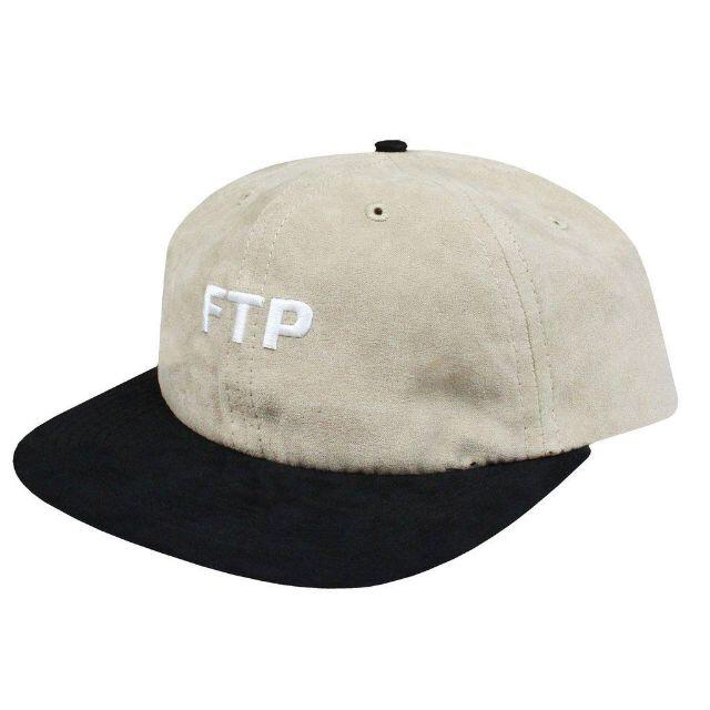 FTP SUEDE LOGO HAT CAP KHAKI