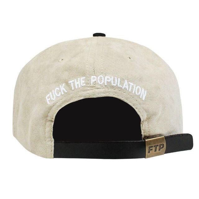 FTP SUEDE LOGO HAT CAP KHAKI