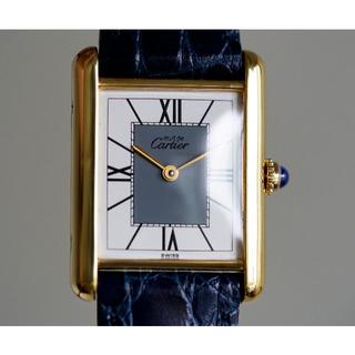カルティエ(Cartier)の美品 カルティエ マスト タンク グレー LM Cartier(腕時計(アナログ))