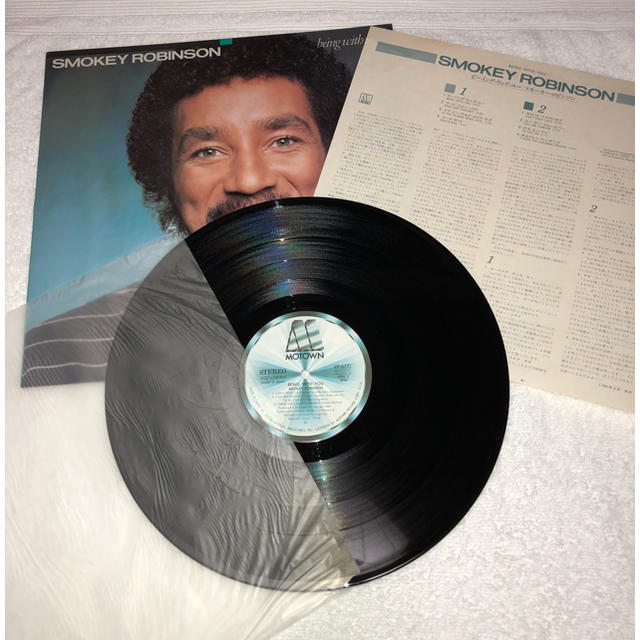 SMOKEY ROBINSON   BEING WITH YOU (LPレコード 楽器のDJ機器(レコード針)の商品写真