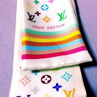 ルイヴィトン(LOUIS VUITTON)のルイ・ヴィトン♡マルチカラースカーフ(バンダナ/スカーフ)