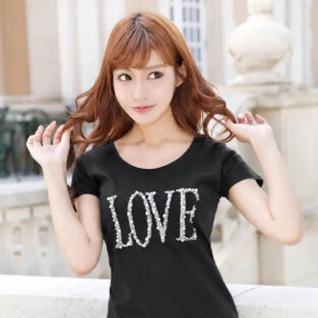 Rady(レディー)のRady パール Love Tシャツ レディースのトップス(Tシャツ(半袖/袖なし))の商品写真