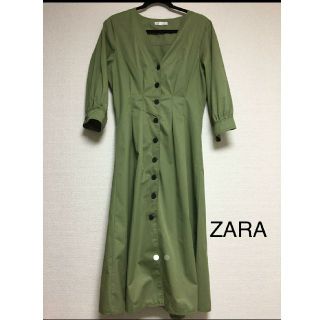 ザラ(ZARA)のZARA トレンチ風ミディ丈ワンピース(その他)