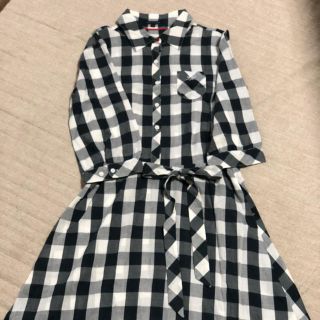 トミーヒルフィガー(TOMMY HILFIGER)の[あや様専用]トミーヒルフィガー チェックワンピース(ひざ丈ワンピース)