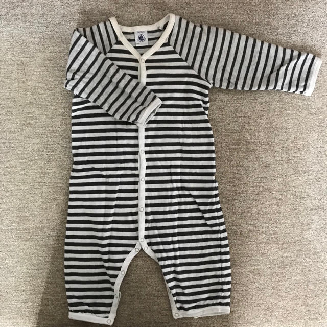 PETIT BATEAU(プチバトー)の12m プチバトー ロンパース キッズ/ベビー/マタニティのベビー服(~85cm)(ロンパース)の商品写真