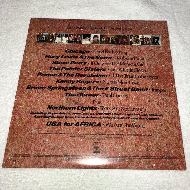 USA for AFRICA   WE ARE THE WORLD LPレコード 楽器のDJ機器(レコード針)の商品写真