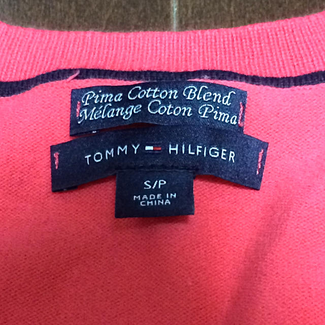TOMMY HILFIGER(トミーヒルフィガー)のVネックセーター レディースのトップス(カットソー(長袖/七分))の商品写真