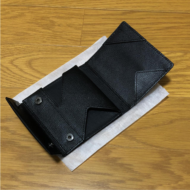 薄い財布 アブラサス  黒 メンズのファッション小物(折り財布)の商品写真