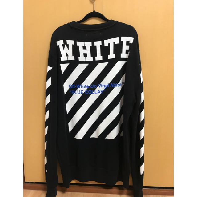 Off-White Blue color スウェット