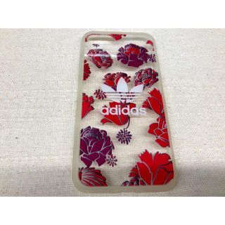 アディダス(adidas)の adidas iphone7 iphone8 クリア スマホケース 薔薇 (iPhoneケース)