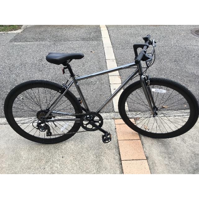 新車】 クロスバイク backpacker. Sシルバーの通販 by オオハマ 新車】 クロスバイク backpacker. Sシルバーの通販 by オオハマ