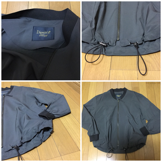 試着のみ ディニテコリエ MA1 ジャケット レディースのジャケット/アウター(ミリタリージャケット)の商品写真