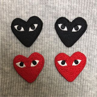 コムデギャルソン(COMME des GARCONS)の＊ギャルソン風 アイロンワッペン ハート＊(各種パーツ)