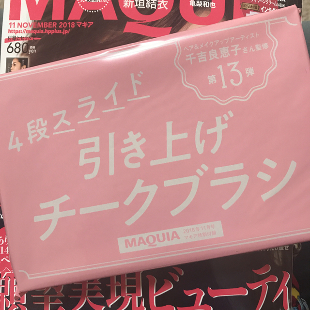 MAQUIA 11月号付録 エンタメ/ホビーの雑誌(その他)の商品写真