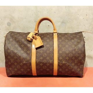 ルイヴィトン(LOUIS VUITTON)の◆ルイヴィトン（モノグラム）キーポル50　男女兼用　人気モデル(ボストンバッグ)