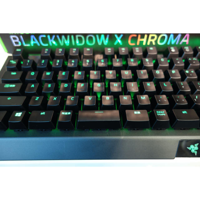 LAZER(レイザー)のRazer Blackwidow X Chroma JP スマホ/家電/カメラのPC/タブレット(PC周辺機器)の商品写真