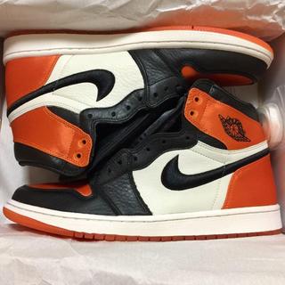 ナイキ(NIKE)のUS12 AJ1 Satin Shattered Backboard(スニーカー)