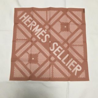 エルメス(Hermes)の未使用 HERMES SELLIER プチカレ ハンカチ(バンダナ/スカーフ)