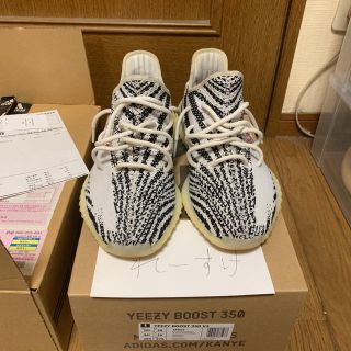 アディダス(adidas)のus10.5 28.5cm YEEZY BOOST 350v2 zebra(スニーカー)