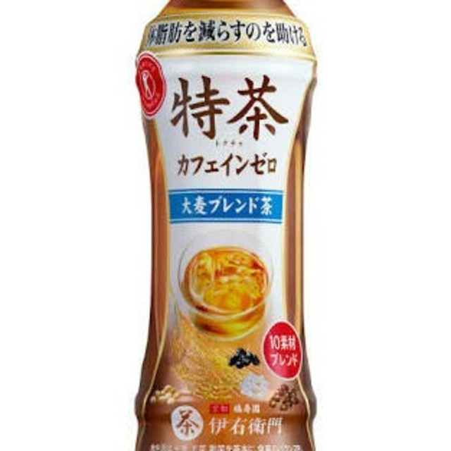 48本 特茶 カフェインゼロ 24本×2 大麦ブレンド すこやか茶ヘルシアより良 食品/飲料/酒の飲料(茶)の商品写真