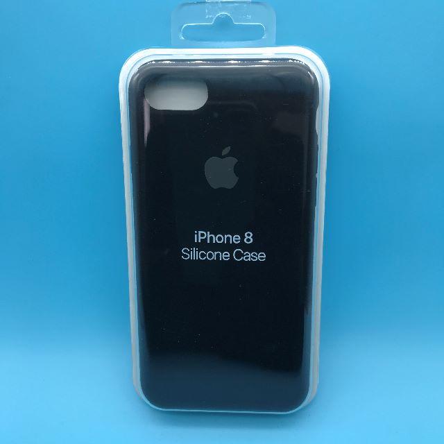 Apple(アップル)のiPhone8用 Apple純正 シリコンケース 黒 スマホ/家電/カメラのスマホアクセサリー(iPhoneケース)の商品写真