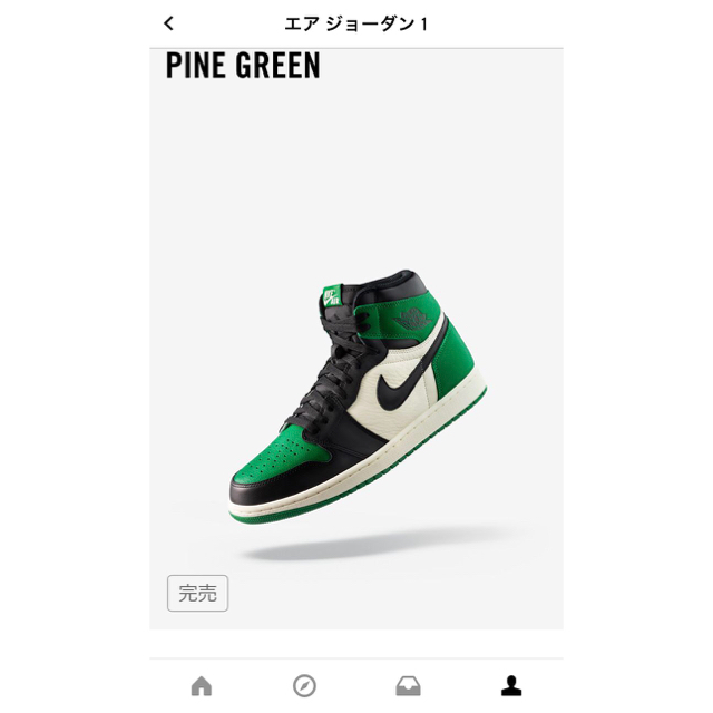 NIKE(ナイキ)のNike Air Jordan 1 Retro High Pine Gree メンズの靴/シューズ(スニーカー)の商品写真