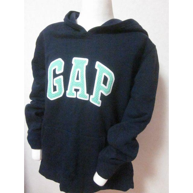 GAP(ギャップ)のGAP ギャップ　パーカー　プルオーバー　スェット　XL　ビッグロゴ　起毛 レディースのトップス(パーカー)の商品写真