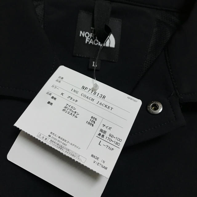 THE NORTH FACE(ザノースフェイス)の値下 North Face ING COACH JACKET L 新品 タグ付 メンズのジャケット/アウター(ナイロンジャケット)の商品写真