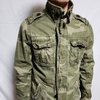 アバクロンビーアンドフィッチ(Abercrombie&Fitch)のAbercrombie＆Fitch ミリタリージャケット　値下げしました。(ミリタリージャケット)