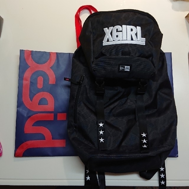 X-girl(エックスガール)のXgirl×NEWERA  リュックサック レディースのバッグ(リュック/バックパック)の商品写真